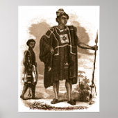  Mandingo Chief & Sword Bearer-Liberia Poster (Voorkant)