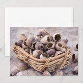 mandje gedroogde pootpasta's kaart (Voorkant / Achterkant)