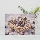 mandje gedroogde pootpasta's kaart (Staand voorkant)