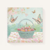 Mandje kersen bullet journal notitieboek (Voorkant)