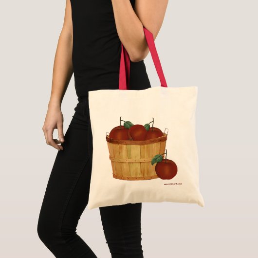 mandje met appelzak tote bag (Voorkant (product))