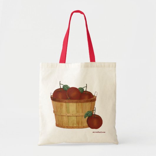 mandje met appelzak tote bag (Voorkant)