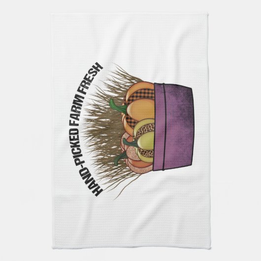 mandje met drie luiers theedoek (Verticaal)