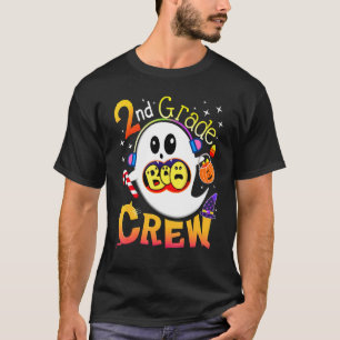 Mandje met klein spook voor halloween voor groep 4 t-shirt