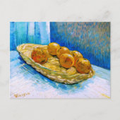 mandje met zes Sinaasappels van Van Gogh Fine Art Briefkaart (Voorkant)