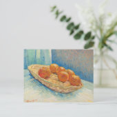 mandje met zes Sinaasappels Vincent van Gogh Briefkaart (Staand voorkant)