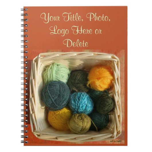 mandje van het Notitieboek Yarn (Voorkant)