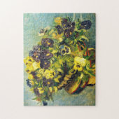 Mandje van Pansies op een tafel Vincent van Gogh Legpuzzel (Verticaal)