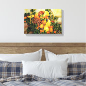 mandje voor het schilderen van Waterverven van fru Canvas Afdruk (Insitu (Slaapkamer))