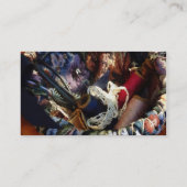 mandje voor snijtand en draad visitekaartje (Achterkant)