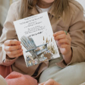 Mandjes met eieren rond oude stoel en Eggs Hunt Kaart