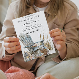 Mandjes met eieren rond oude stoel en Eggs Hunt Kaart