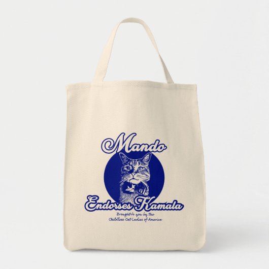Mando onderschrijft Kamala Tote Bag (Voorkant)