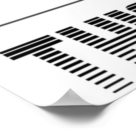 Mando silhouette dit is de weg poster (Hoek)