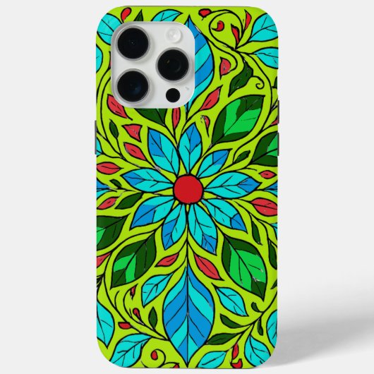 Mandola Bladeren Ontwerp  Case-Mate iPhone Case (Achterkant)