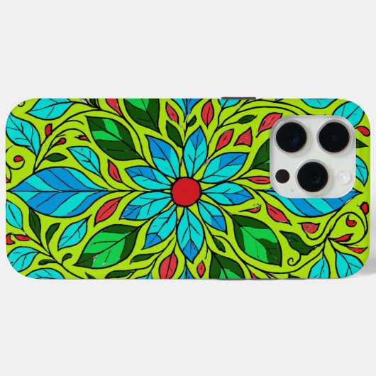 Mandola Leaves Design  Case-Mate iPhone Case (Achterkant (horizontaal))