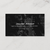 Mandolin Akoestisch Visitekaartje (Achterkant)