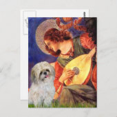 Mandolin Angel - Shih Tzu (P) Briefkaart (Voorkant / Achterkant)