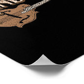 Mandolin Bluegrass Volksmuziek Mandoline Speler Mu Poster (Hoek)