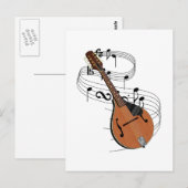 Mandolin Briefkaart (Voorkant / Achterkant)
