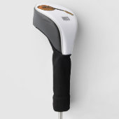 Mandolin cartoon illustratie golfheadcover (Schuin)