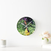 Mandolin en Iris Flower Garden Ronde Klok (Huis)