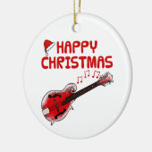 Mandolin Folk Musician Kerst Ornament (Links)