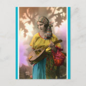 Mandolin Gypsy Briefkaart (Voorkant)