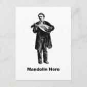 Mandolin Hero Briefkaart (Voorkant)