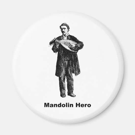 Mandolin Hero Magneet (Voorkant)