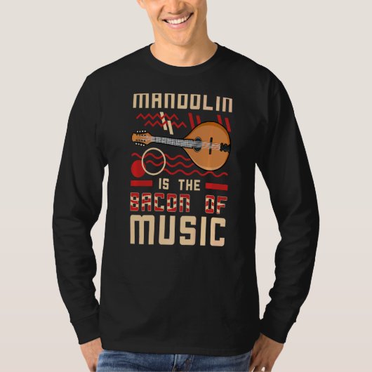 Mandolin Instrument Music Player Beginner Les T-shirt (Voorkant)
