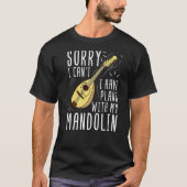 Mandolin Instrument Music Player Beginner Les T-shirt (Voorkant)