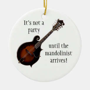 MANDOLIN kerstversiering Keramisch Ornament