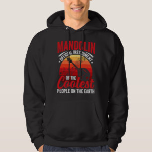 Mandolin Liefhebber Muziek Instrument Player Exper Hoodie