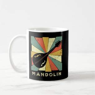 Mandolin Lover Mandolin Speler Muziek Retro Koffiemok