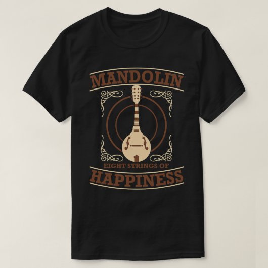 Mandolin Lover Mandolin T-shirt (Design voorkant)