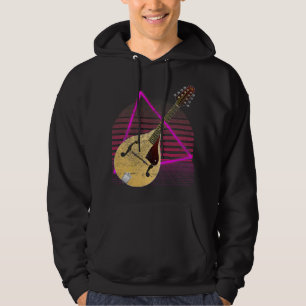 Mandolin Lover  Mandolin Vaporwave 80s Aest Hoodie