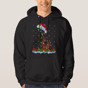 Mandolin Lover Muziekliefhebber Matching Santa Hat Hoodie