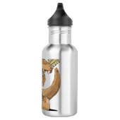 Mandolin Lover Pangolin spelen Mandolin Waterfles (Rechts)