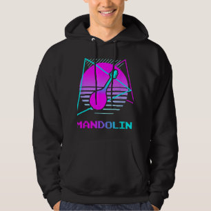 Mandolin Lover Retro Classic Mandoline Spelen Hoodie