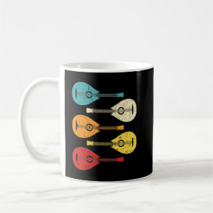 Mandolin Lover Retro Mandolin Muziek Gift 1 Koffiemok