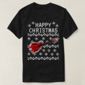 Mandolin Lover Speler Lelijke Kerstmis Mandolinist T-shirt (Design voorkant)