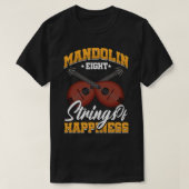 Mandolin Lover Speler String Instruments Bluegrass T-shirt (Design voorkant)