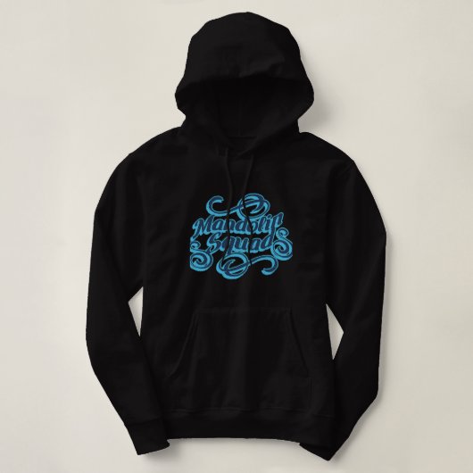 Mandolin Lover Squad Muziek Instrument Muzikant Hoodie (Design voorkant)
