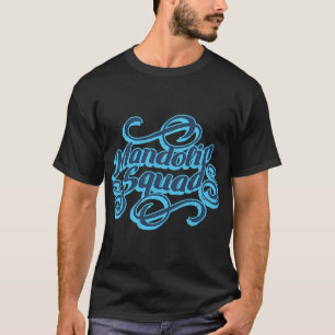Mandolin Lover Squad Muziek Instrument Muzikant T-shirt