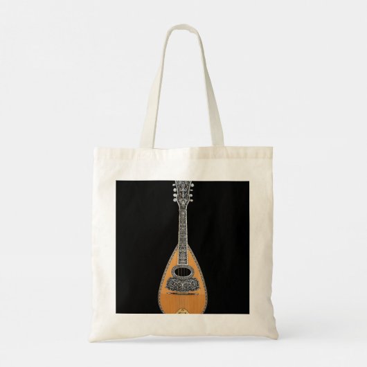Mandolin Lover String Instrument Bluegrass Muziek Tote Bag (Achterkant)