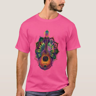 Mandolin Mandolinist Instrument Popart T-shirt