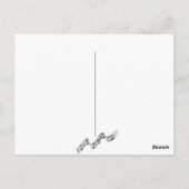 Mandolin Melody Briefkaart (Achterkant)