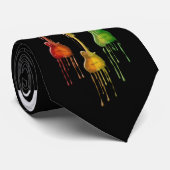 Mandolin Melting in regenboogkleuren Stropdas (Opgerold)