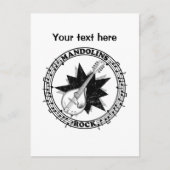 Mandolin Music Briefkaart (Voorkant)